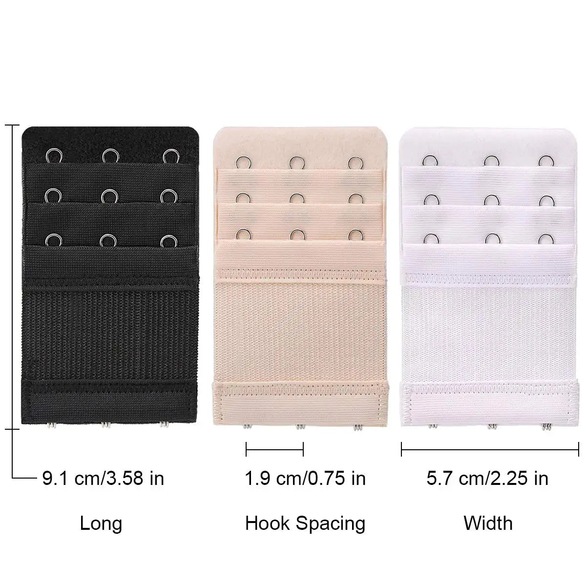 Iminoo 6 Pcs Women Bra Extenders - 2 Hooks / 3 Hooks Bra_Vivareflex_Online