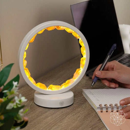 Infinite Abundance: Citrine Lamp of Manifestation Conscious Items