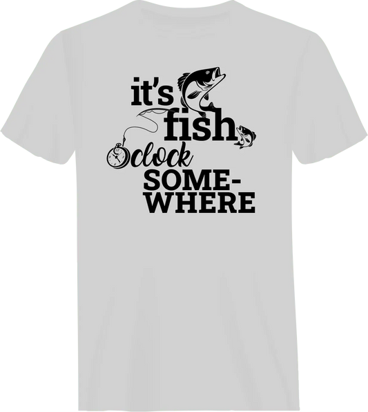 Its Fishing o'Clock T-Shirt for Men Vivareflex Online