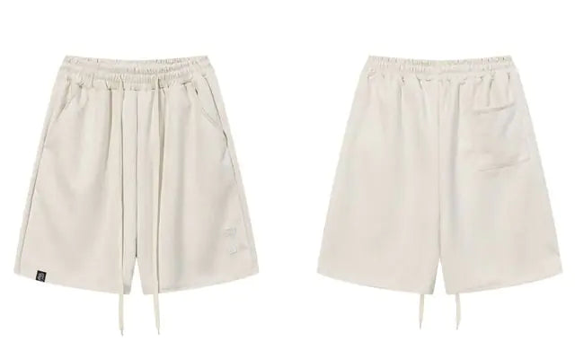 Harajuku Suede Shorts for Men Vivareflex Online