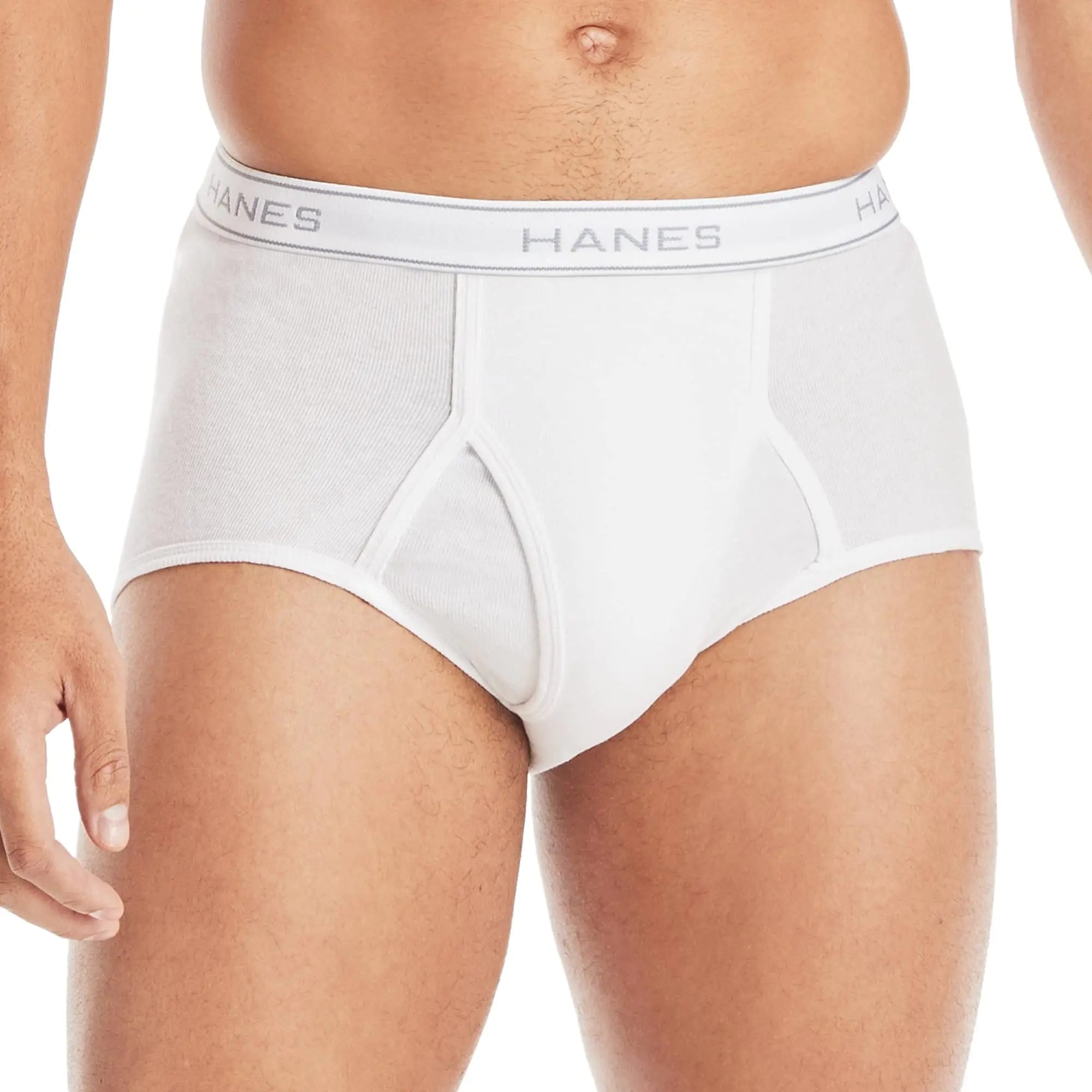 Slips en coton absorbant l'humidité pour hommes Hanes, disponibles en blanc et en noir, lots multiples disponibles, taille XX-Large, blanc - lot de 7