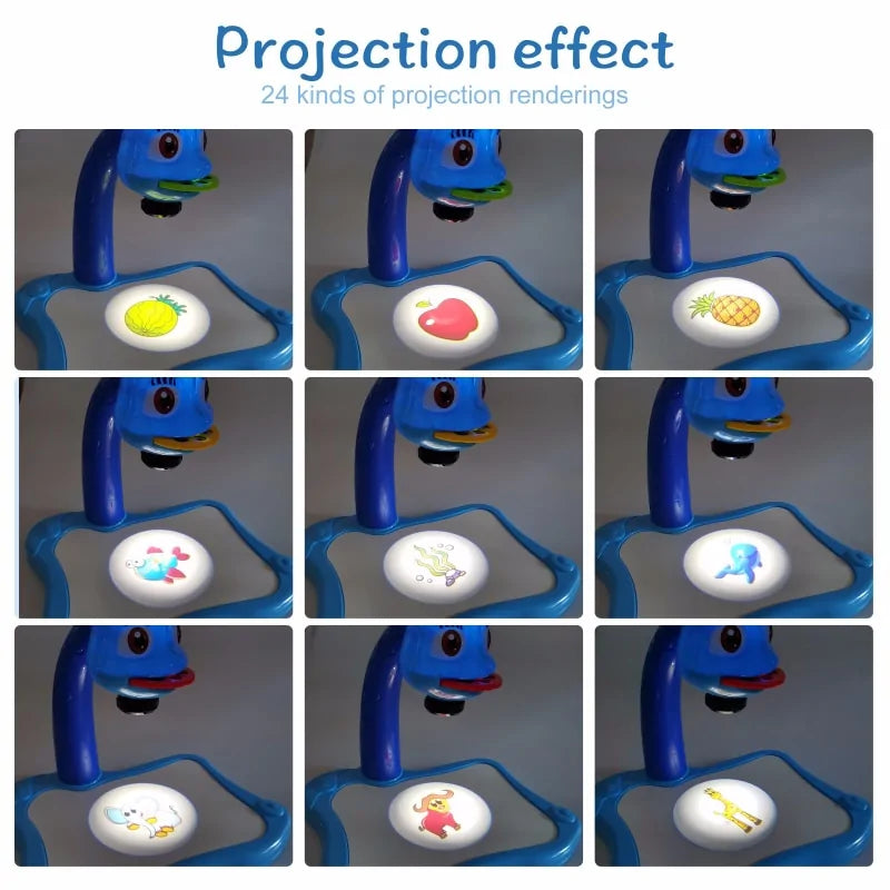 Table à dessin avec projecteur à LED