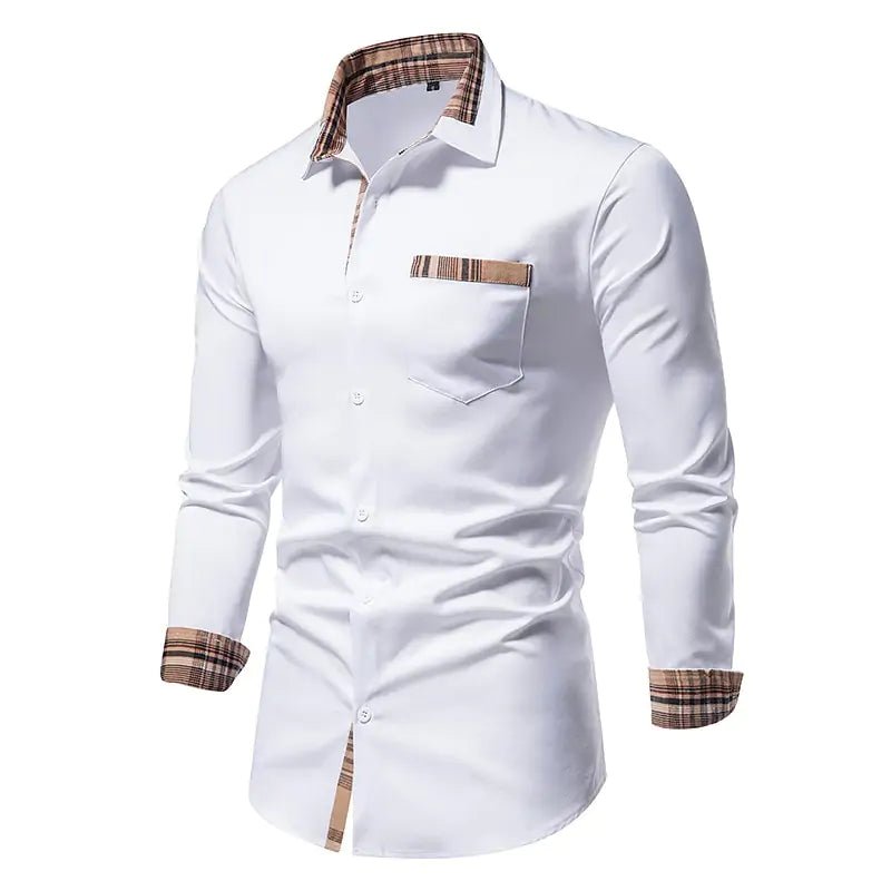 Patchwork Formal Shirts for Men Vivareflex Online