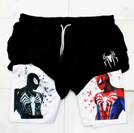 Marvel Spider-Man Venom Gym Shorts Men Fitness Vivareflex Online