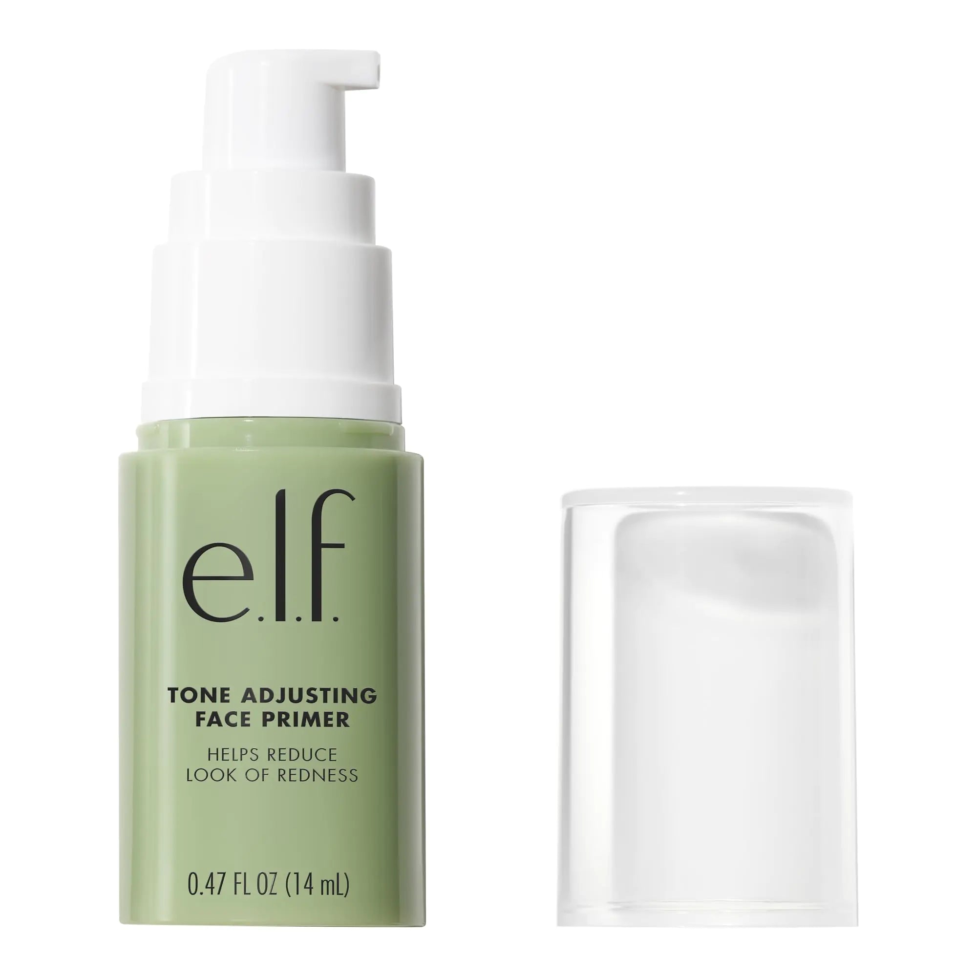 elf Tone Adjusting Face Primer, Base de maquillage pour neutraliser les tons de peau irréguliers et les rougeurs, maintient le maquillage pour durer, végétalien et sans cruauté, petit 0,47 once (paquet de 1)