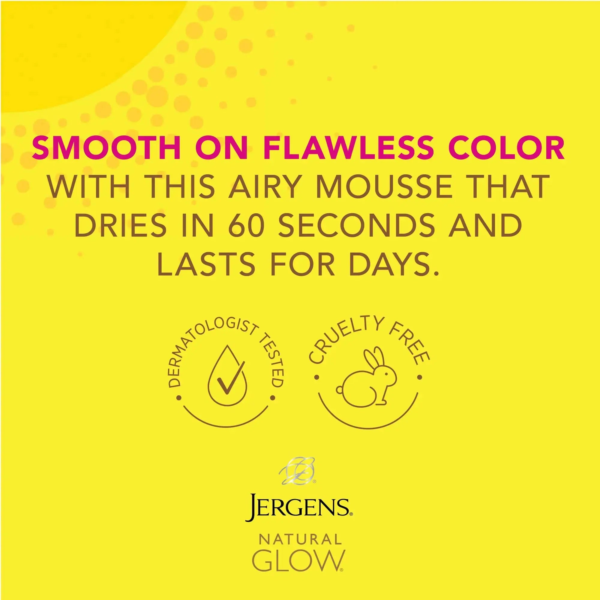 Jergens Natural Glow Instant Self Tanner Mousse, Sunless Tanning Light Bronze Tan - Vivareflex Online