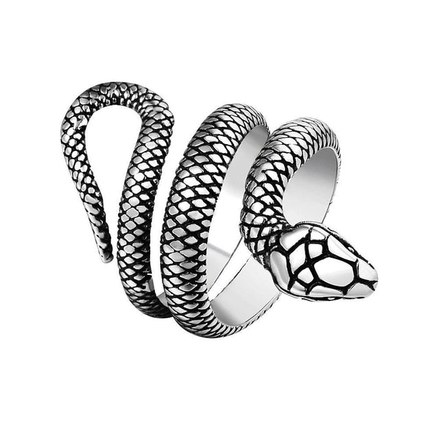 Retro Norse Mythology Men Ouroboros Ring Vivareflex Online