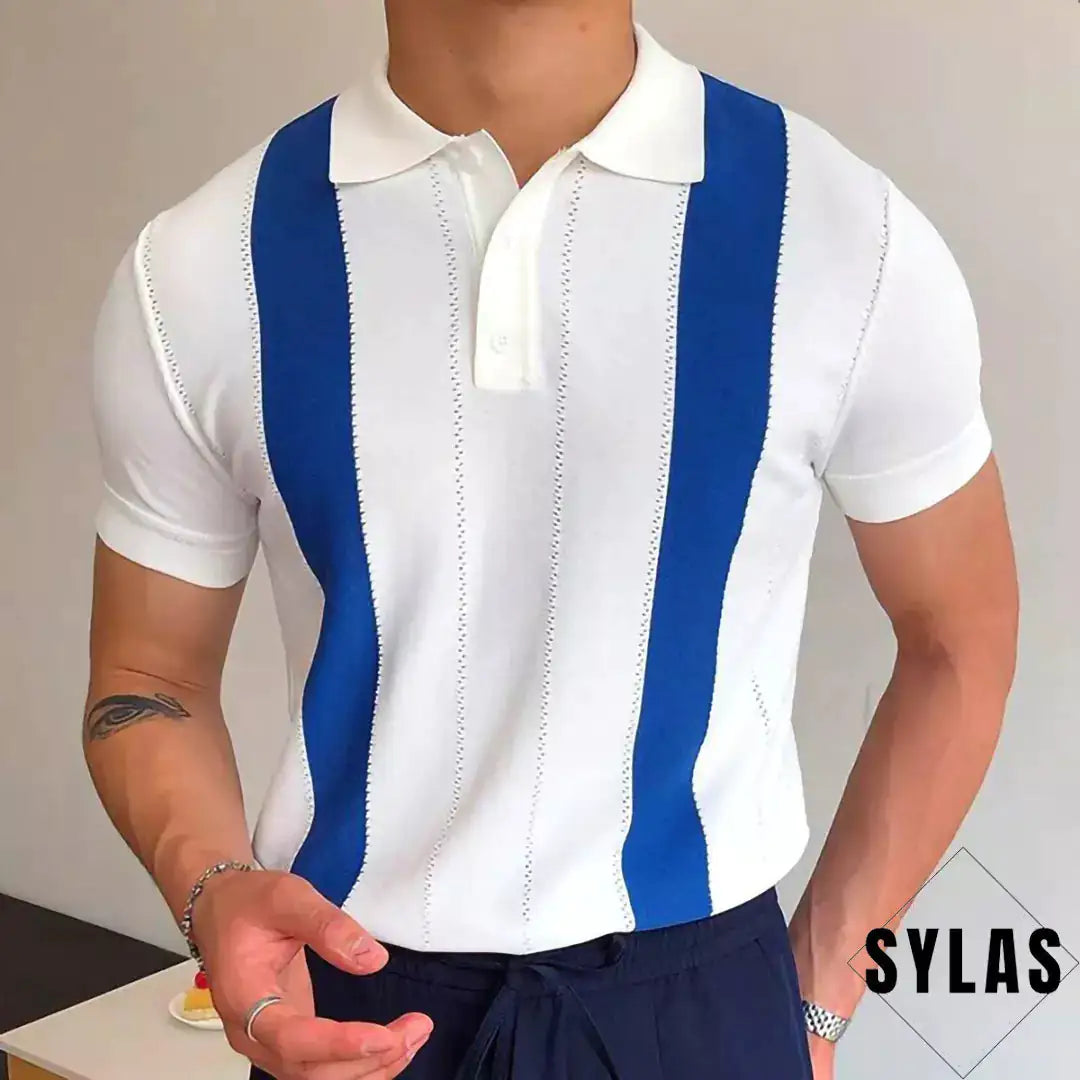 Men Short-sleeved Knitted Polo Vivareflex Online