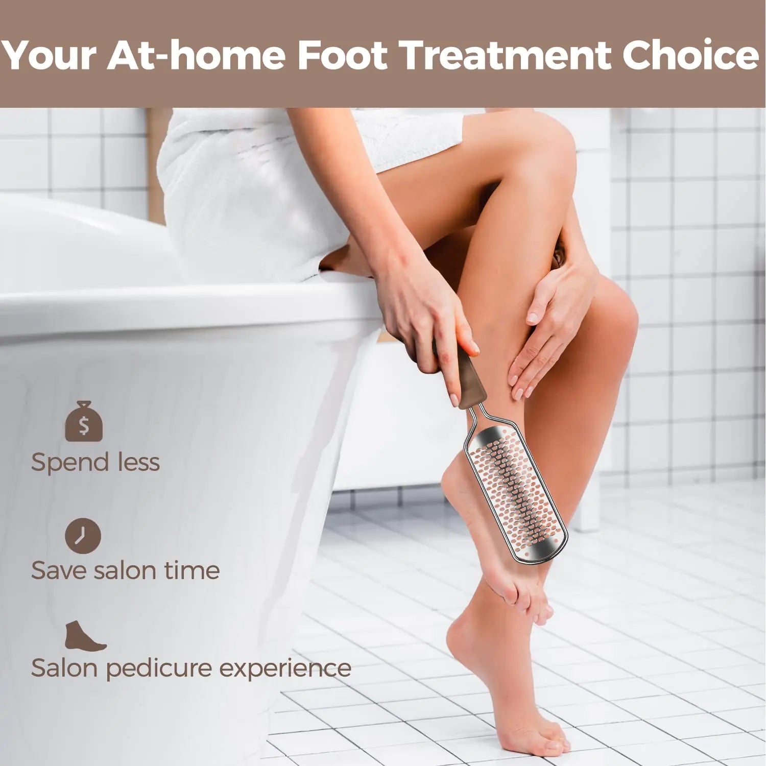 Foot File & Scrubber – Your Go-To Callus Remover and Dead Skin Eliminator - Vivareflex Online