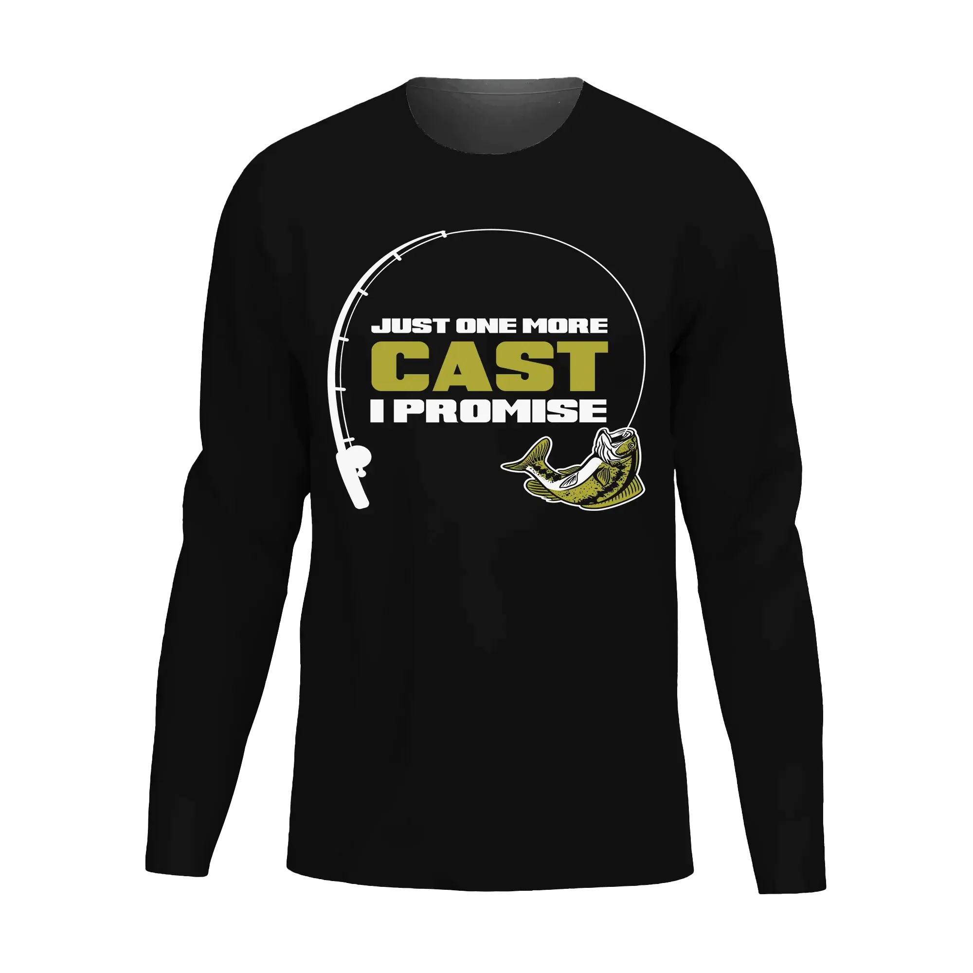Just One More Cast Men Long Sleeve Shirt Vivareflex Online