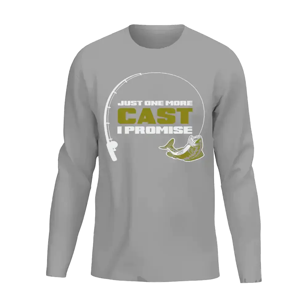 Just One More Cast Men Long Sleeve Shirt Vivareflex Online