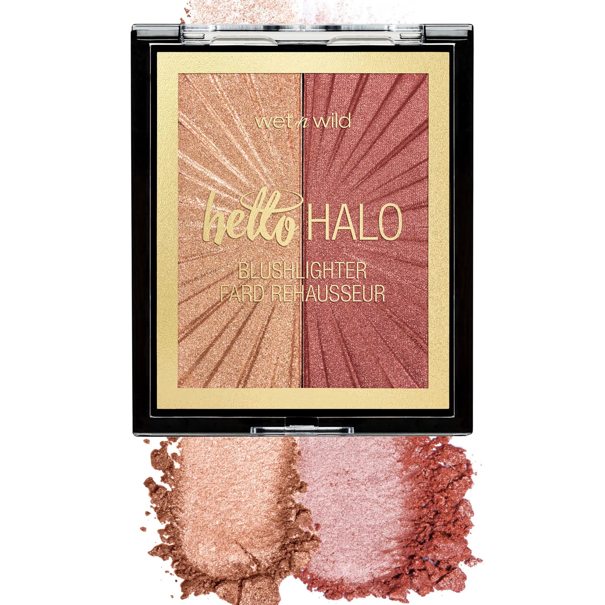 Wet n Wild MegaGlo Blushlighter, juego de rubor e iluminador combinables, acabado metálico brillante, Flash Me 3 - Flash Me 0,35 onzas (paquete de 1) 