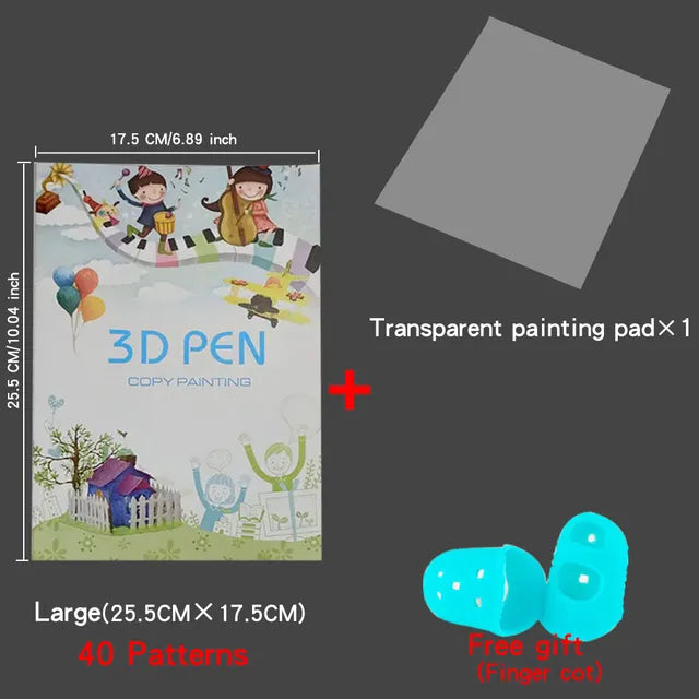 3D Printing Pen Drawing Book - Vivareflex Online