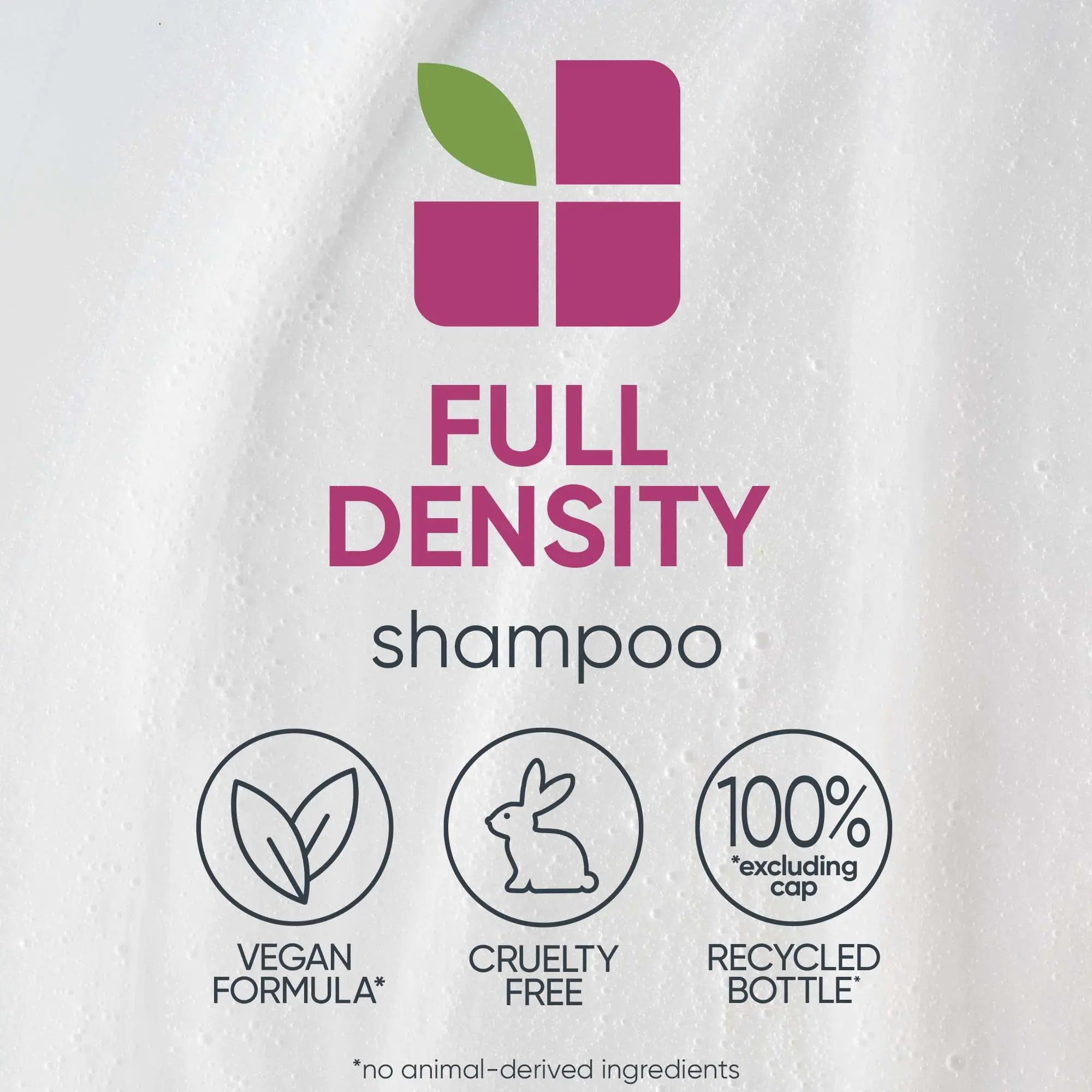 Champú espesante Biolage Full Density | Para un cabello más grueso y abundante | Con biotina | Para cabello fino y delgado | Sin parabenos ni siliconas | Vegano 13,5 onzas líquidas (paquete de 1) 