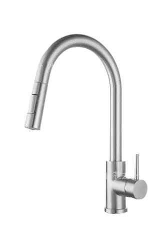 Brushed Nickel Pull-Out Kitchen Faucet - Vivareflex Online