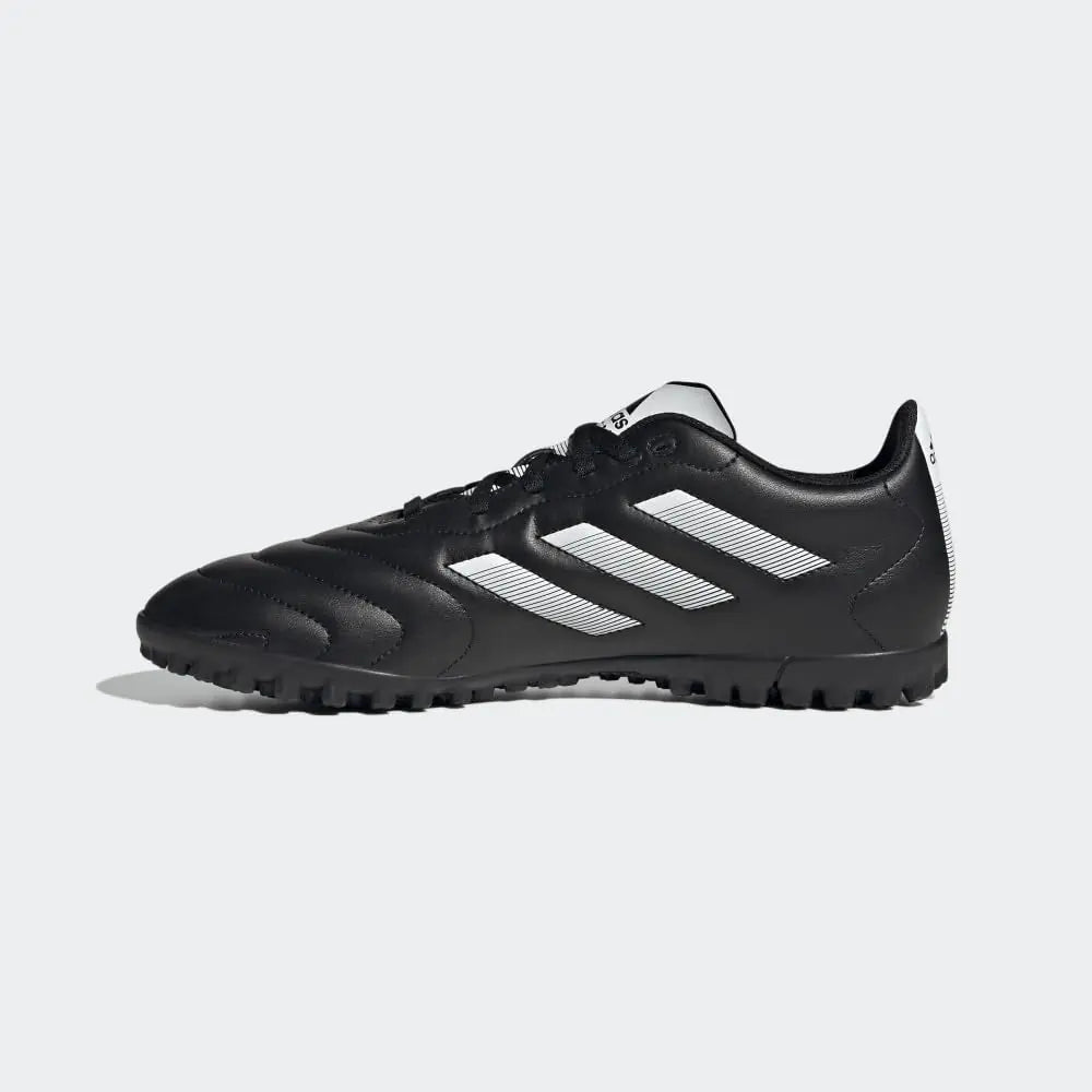 Zapatillas de fútbol unisex para adultos adidas Goletto VIII Turf 13.5, color negro, blanco y rojo 