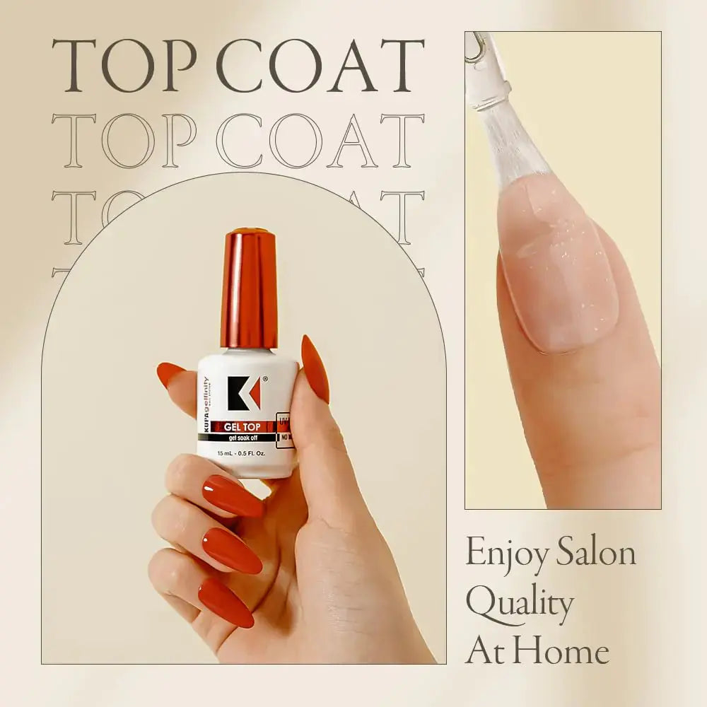 KUPA GelFinity Gel Topcoat Gloss Finish 8oz Clear 8 Fl Oz (Pack of 1) - Vivareflex Online