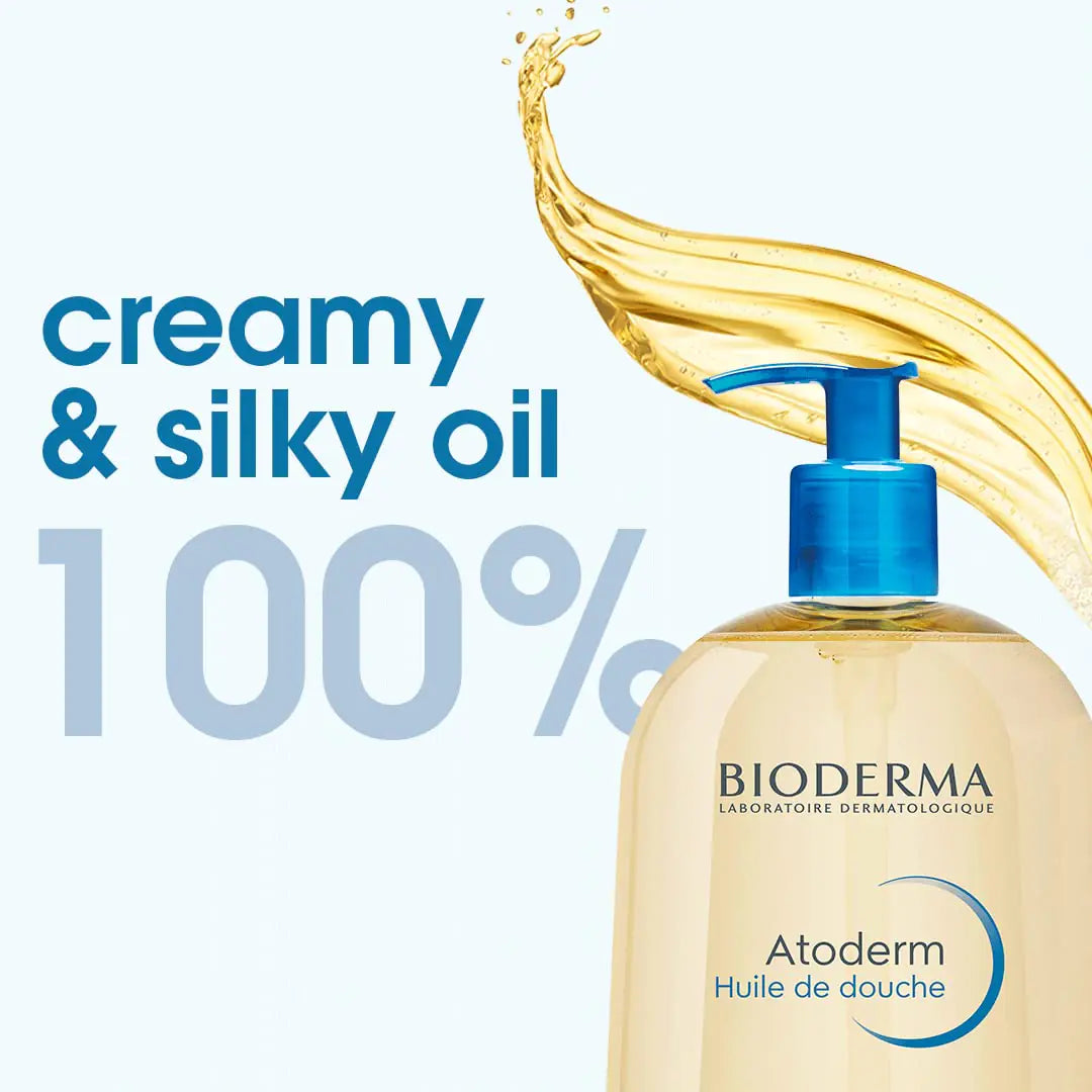 Bioderma Atoderm Shower Oil, Cleansing Oil For Face & Body, Nourishing Cleansing Oil 33.8 Fl Oz (Pack of 1) - Vivareflex Online