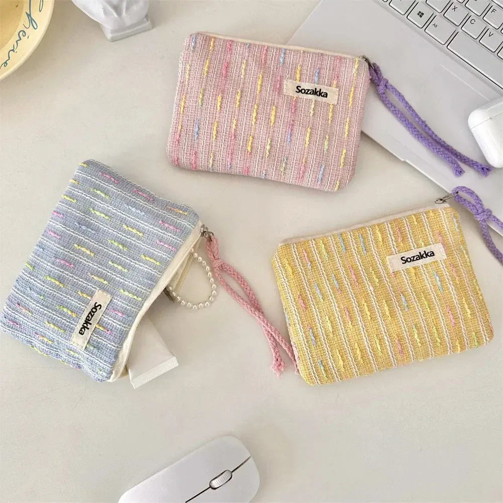 Kawaii Small Travel Cosmetic Lipstick Earphone Data Cable Storage Bag Purse Women Portable Mini Makeup Handbags Wallet Pouch Bag Ultimate Bag Store