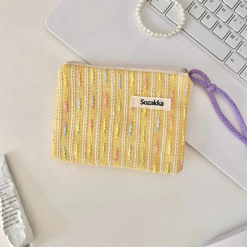 Kawaii Small Travel Cosmetic Lipstick Earphone Data Cable Storage Bag Purse Women Portable Mini Makeup Handbags Wallet Pouch Bag Ultimate Bag Store