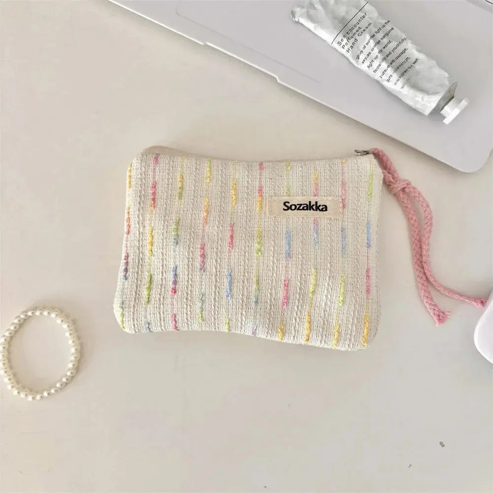 Kawaii Small Travel Cosmetic Lipstick Earphone Data Cable Storage Bag Purse Women Portable Mini Makeup Handbags Wallet Pouch Bag Ultimate Bag Store