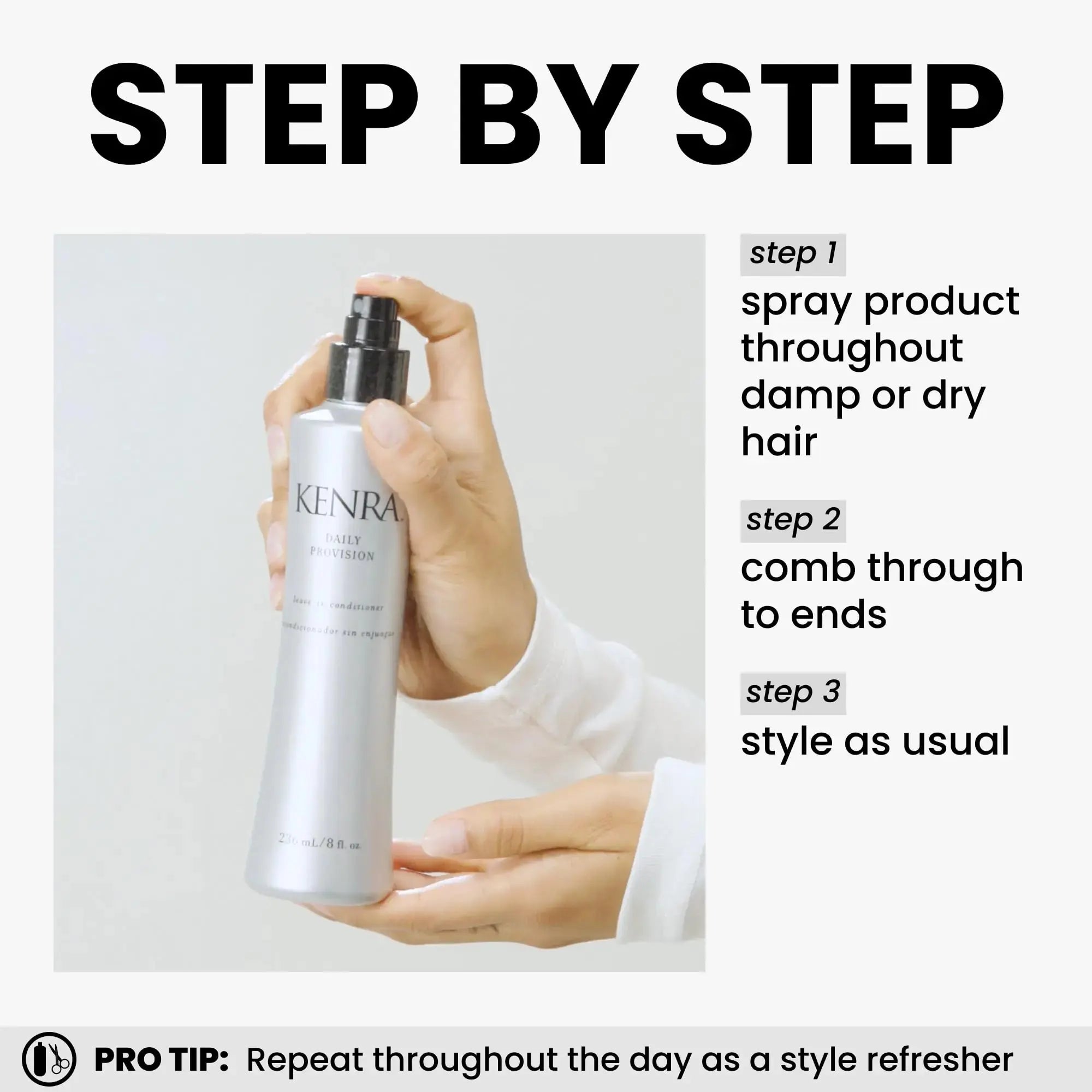 Kenra Daily Provision Leave-In Conditioner – Hydrate, Detangle & Shine - Vivareflex Online