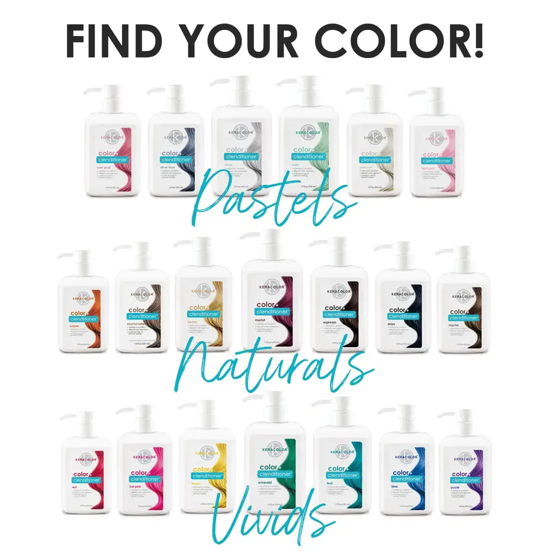 Clenditioner Hair Dye - Semi Permanent Hair Color_Vivareflex_Online