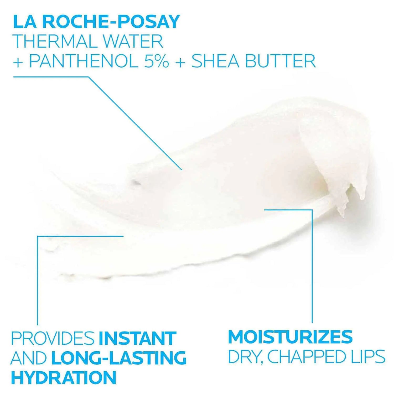 Bálsamo labial Cicaplast B5 de La Roche-Posay | Bálsamo labial hidratante con manteca de karité | Tratamiento para labios secos y agrietados | Bálsamo labial hidratante y reparador | Sin fragancia