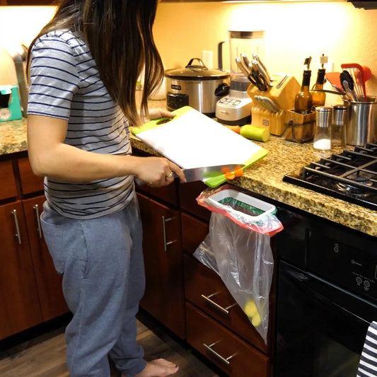 Kitchen Clip-On Trash Bag Rack - Vivareflex Online