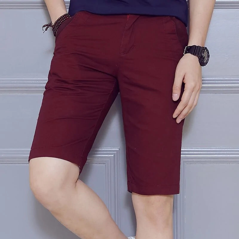 Slim Fit Cotton Shorts for Men Vivareflex Online