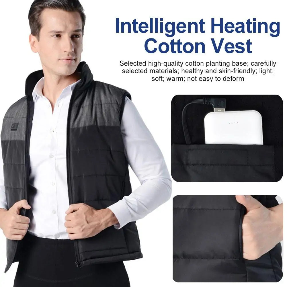 CozyHeat Unisex Outdoor Heated Vest Vivareflex Online