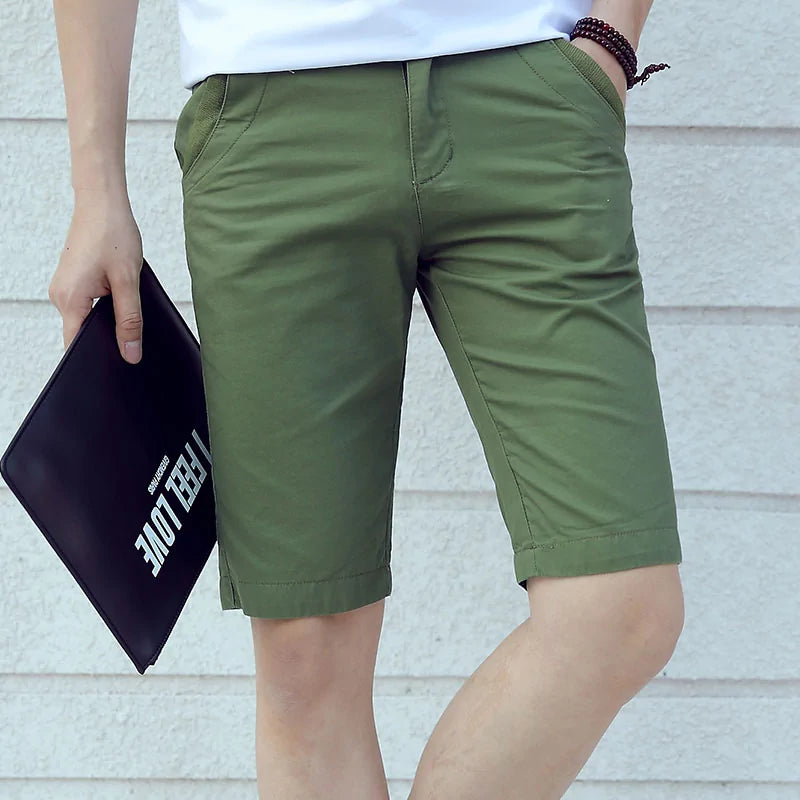 Slim Fit Cotton Shorts for Men Vivareflex Online