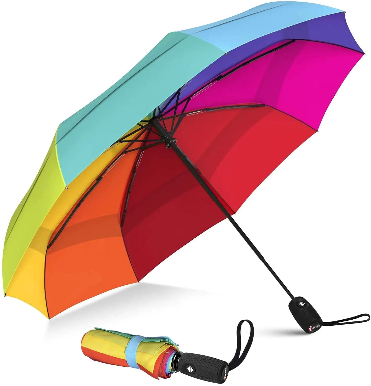 Repel Umbrella Windproof Travel Umbrella - Auto Open & Close, Compact & Durable - Vivareflex Online