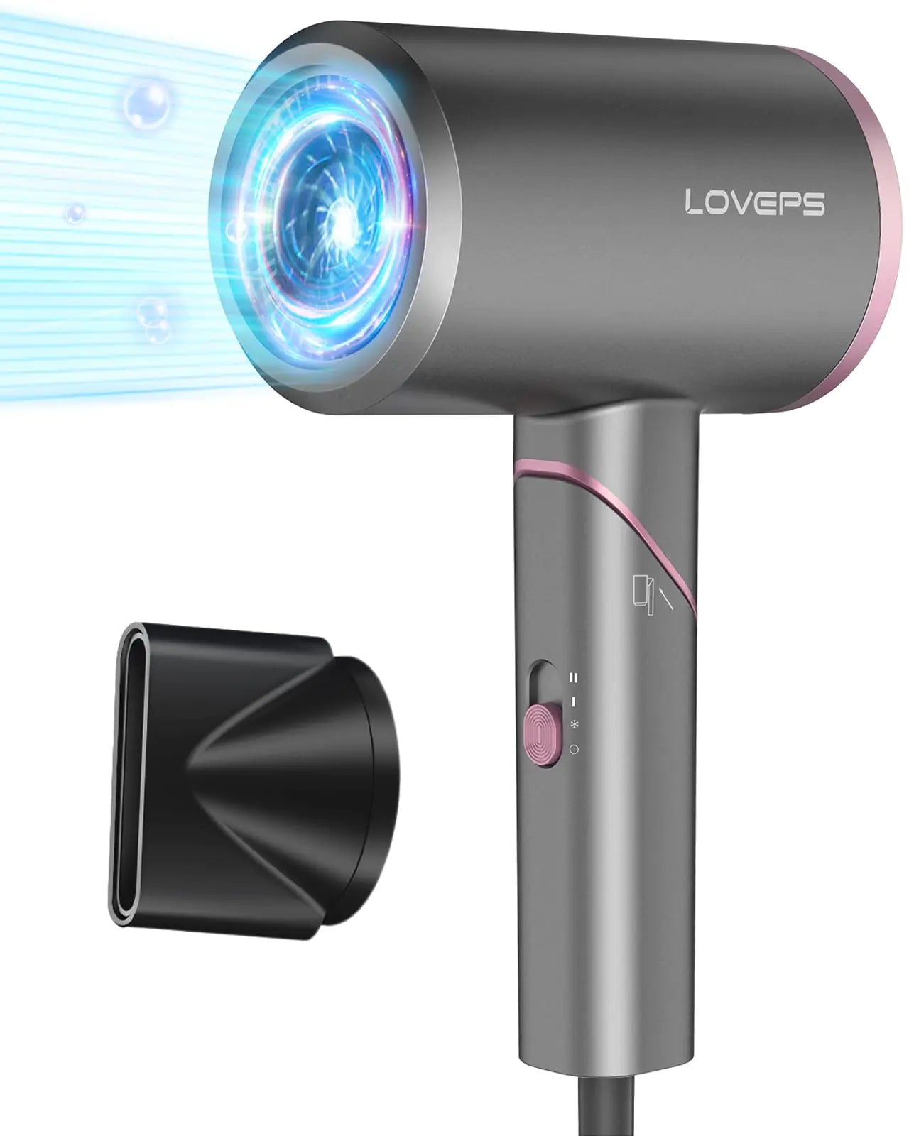 LOVEPS Foldable Hair Dryer Without Diffuser_Vivareflex_Online