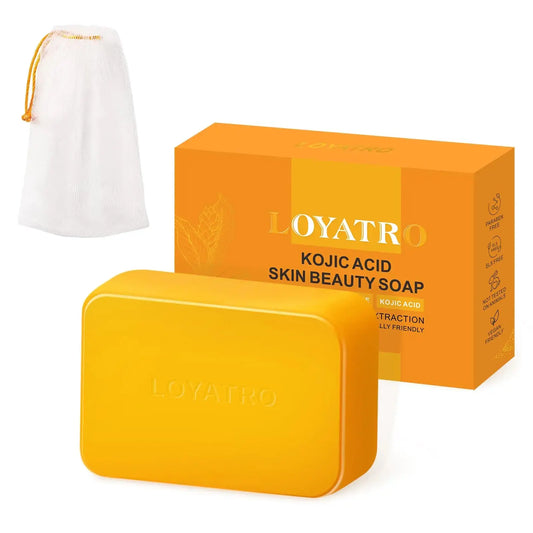 LOYATRO Turmeric Soap for Dark Spots Kojic Acid Turmeric Soap Bar_Vivareflex_Online