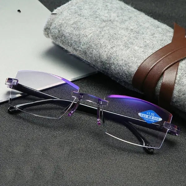 Ahora Rimless Anti Blue Ray Reading Glasses for Men and Women +1.0 1.5 2.0 2.5 Vivareflex Online