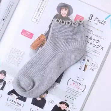 Lace Ruffles Soft Cotton Women Socks Vivareflex Online