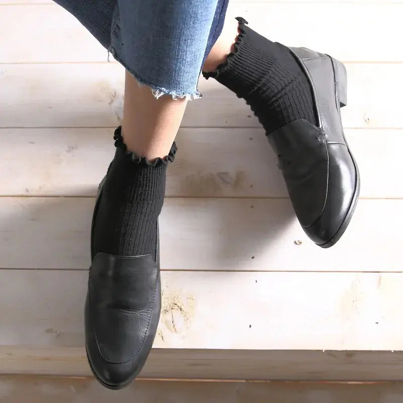 Lace Ruffles Soft Cotton Women Socks Vivareflex Online