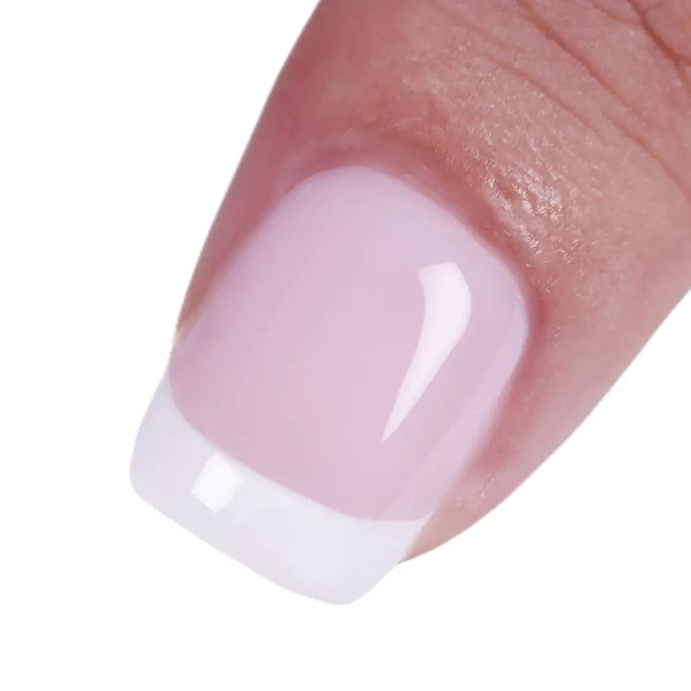 MEMEDA Gel Nail Polish, Soak Off LED Nail Lacquer, Milky White Nude Nail Polish, 0.5 fl oz Nude 6