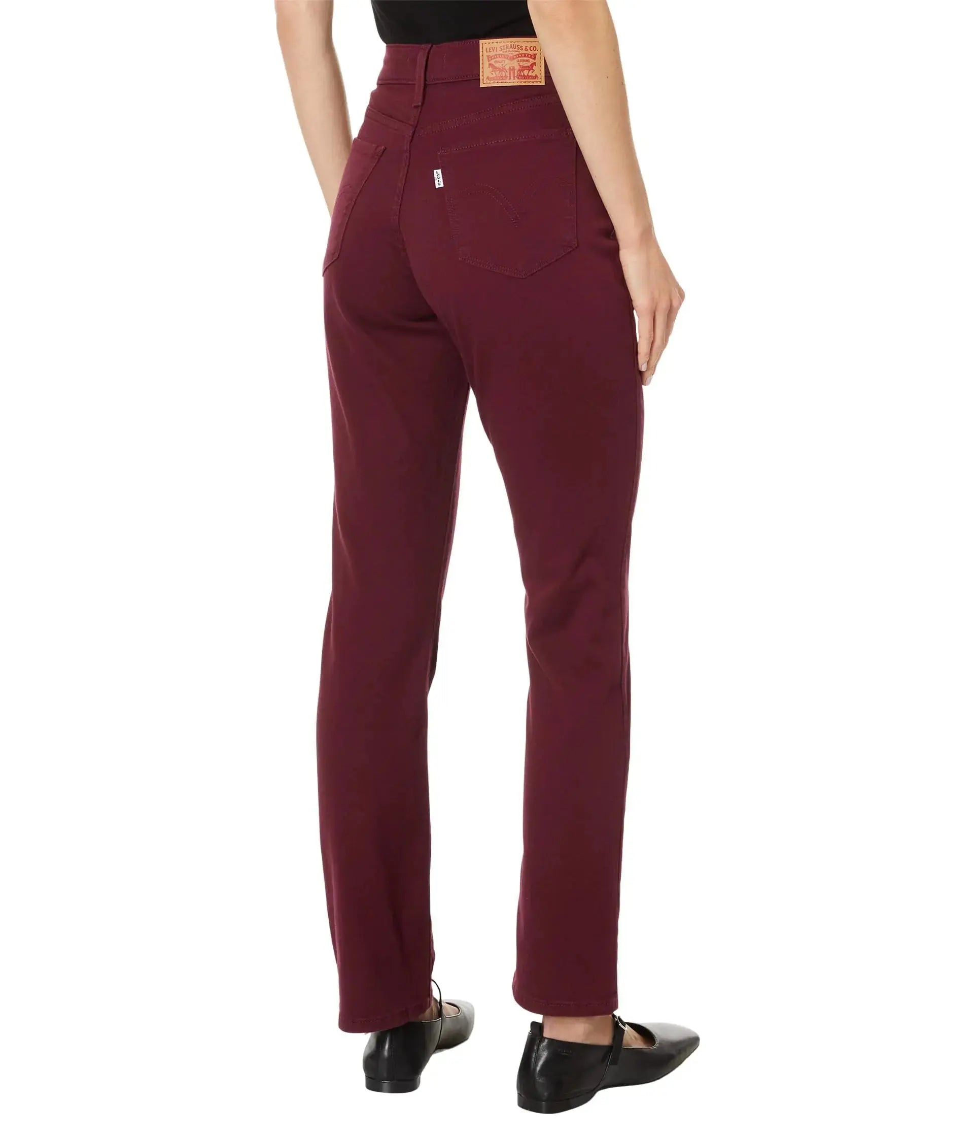 Levi Women's Classic Straight Jeans - Windsor Wine Color_Vivareflex_Online