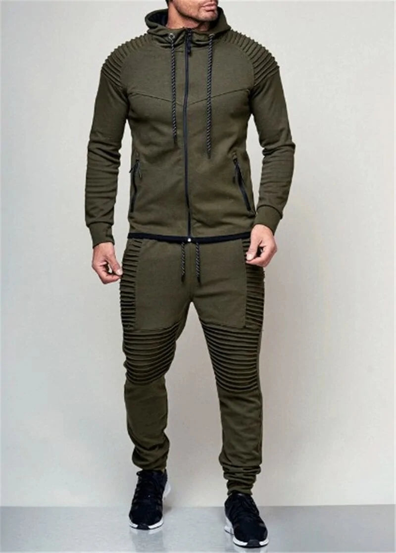 2 Pieces Autumn Running Tracksuit Men Vivareflex Online