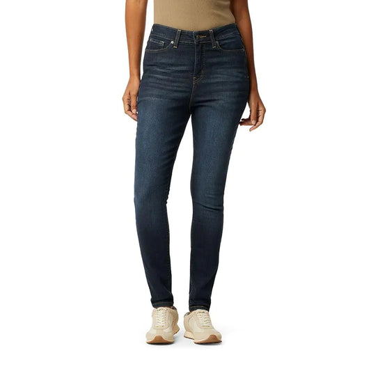 Signature by Levi Strauss & Co. Gold Women's Totally Shaping High Rise Skinny Jeans (Standard and Plus) 6 Long Sea and Sky - Vivareflex Online