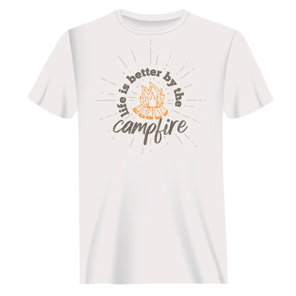 Life Is Better Campfire T-Shirt for Men Vivareflex Online