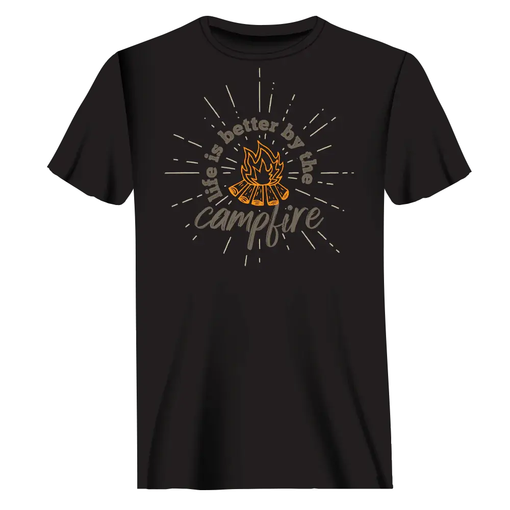 Life Is Better Campfire T-Shirt for Men Vivareflex Online
