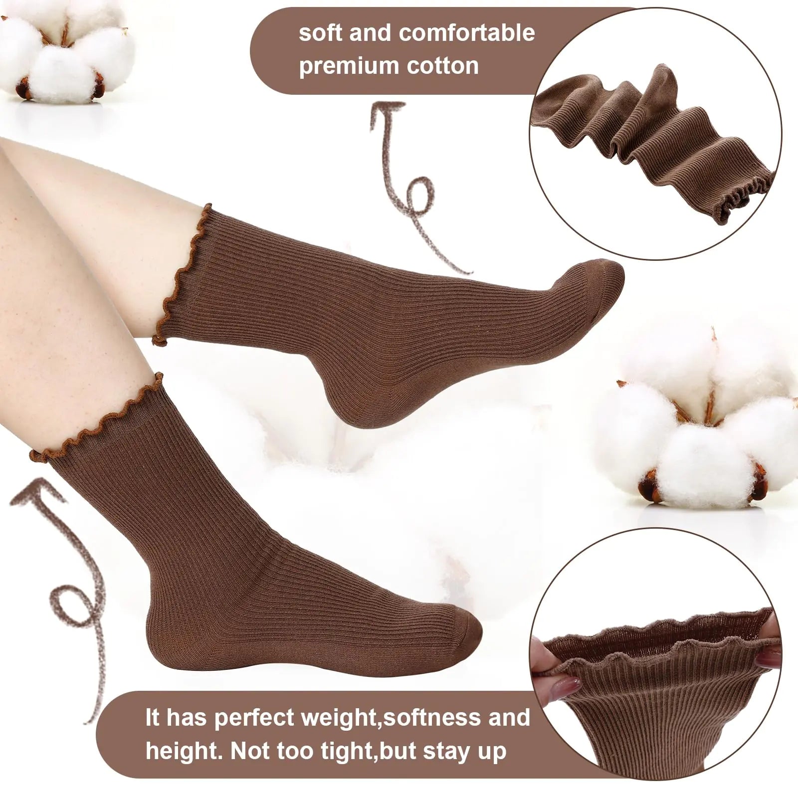 Lightweight Cute Socks for Women/ Girl_Vivareflex_Online