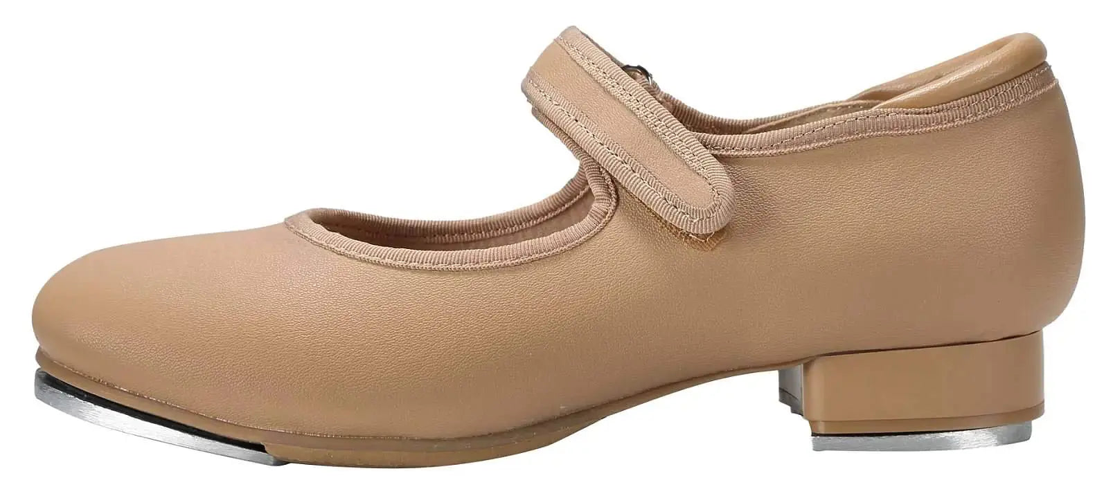 Linodes Easy Strap Tap Shoe Dance Flats for Girls and Boys (Toddler/Little Kid/Big Kid) 13 Little Kid Brown - Vivareflex Online