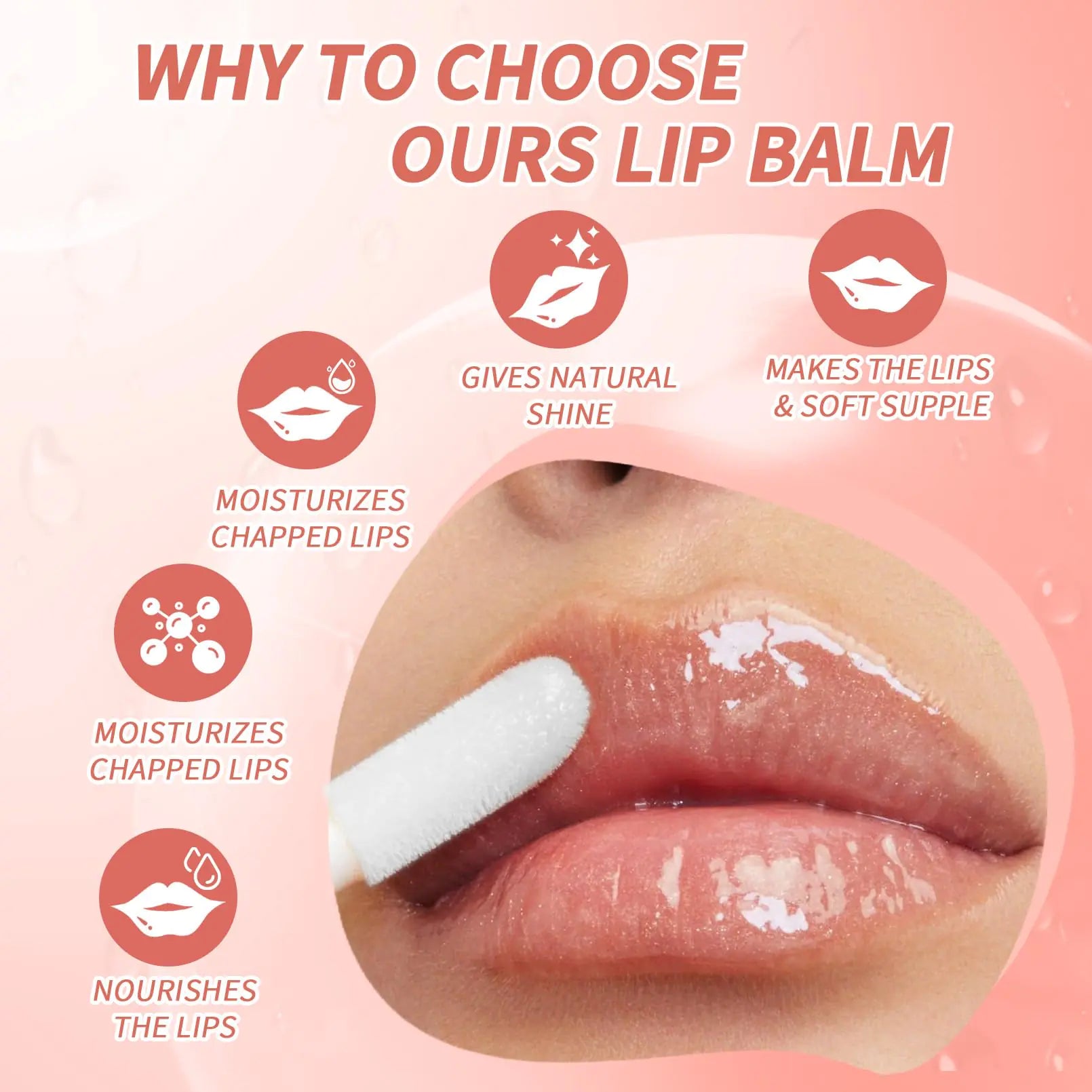 Lip Plumper Gloss, Transparent Lip Gloss_Vivareflex_Online