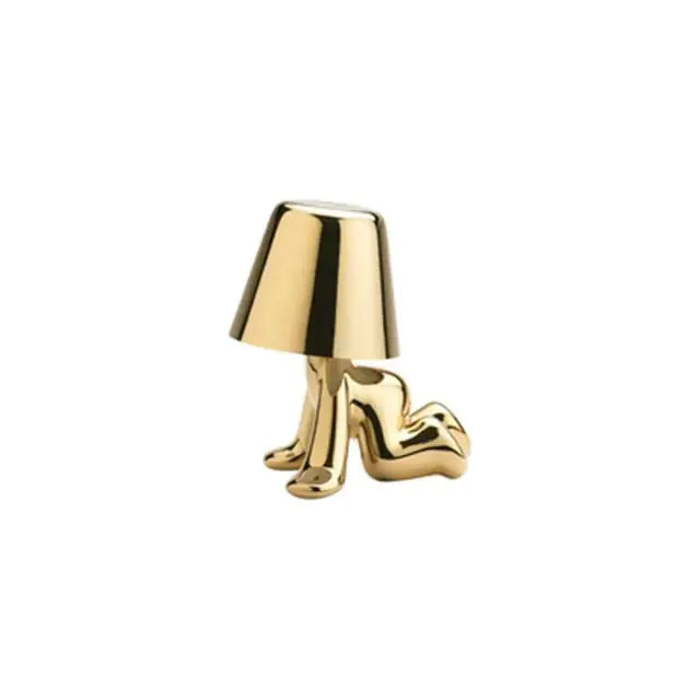 Style and Functionality Golden Man Table Lamp_Vivareflex_Online