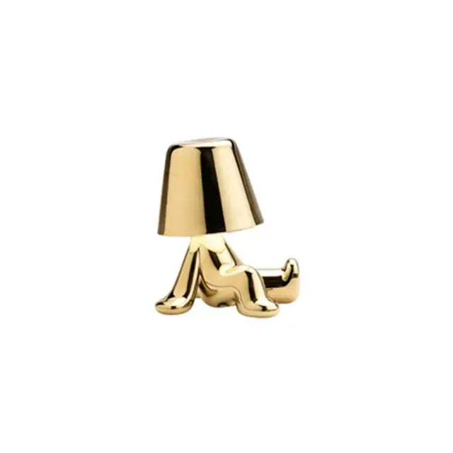 Style Functionality Little Golden Man Table Lamp_Vivareflex_Online