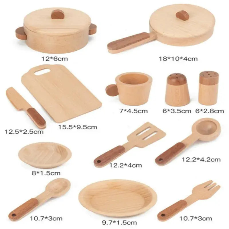 Log Wooden Kitchen Toy Vivareflex Online
